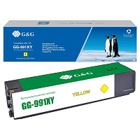 GG-991XY (M0J98AE) G&G струйный желтый картридж для HP PageWide Pro 750/772/777 (16000 стр)