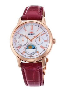 RA-KA0001A Orient часы кварц.классика. жен., кож.бр-т,50m,DAY/DATE(инcт.EMAA25)(арт.RA-KA0001A10B)