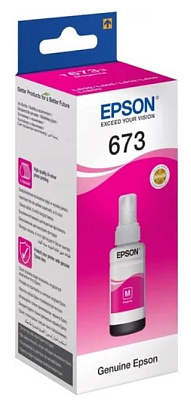 C13T6733 Epson картридж (Magenta для L800 70ml (пурпурный))