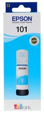 C13T03V24A Epson контейнер с чернилами 101 (Cyan 70ml (голубой))