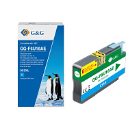 GG-F6U16AE G&G струйный голубой картридж 953XL для HP OJ Pro 7720-7740/ 8210-8218/8702-8730 1600стр