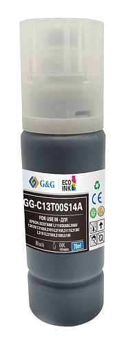 GG-C13T00S14A G&G чернила черные 103(003,004)BK для Epson L31series/32series/L1110/L1210/5290 70мл