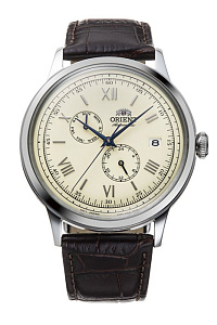 RA-AK0702Y Orient часы мех.классика муж,кож.бр-т,30m,DAY/DATE(инстр.EMAM59)(арт.RA-AK0702Y10B)