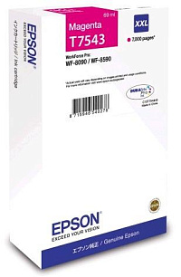 C13T754340 Epson картридж Magenta для WF-8090/8590 пурпурный