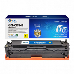 GG-CB542 UNIVERSAL G&G Тонер-картридж желтый универсальный для HP/Canon (1400 стр)
