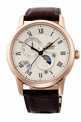 RA-AK0007S Orient часы мех.классика муж. кож.бр-т,50m,DAY/DATE(инстр.EMAM59) (арт.RA-AK0007S10B)