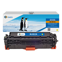 GG-CE412A G&G Тонер-картридж желтый для HP LaserJet Pro 300 color M351 Pro400 color M451 (2600стр)