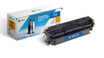 NT-CF411A G&G Тонер-картридж голубой для НР LaserJet Color M452 dn/dw/nw M477 fdn/fdw/fnw (2300стр)