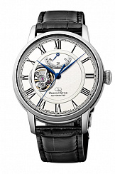 RE-HH0001S Orient STAR часы мех.классика муж.кож.бр-т,50m,DATE(инст.EMAM72)(арт.RE-HH0001S00B)