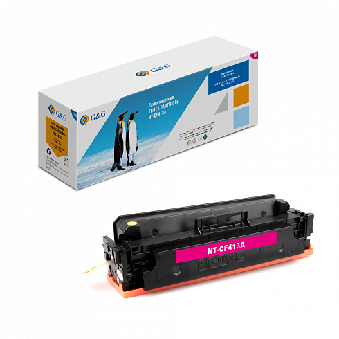 NT-CF413A G&G Тонер-картридж пурпурный для НР LaserJet ColorM452 dn/dw/nw M477 fdn/fdw/fnw (2300стр)