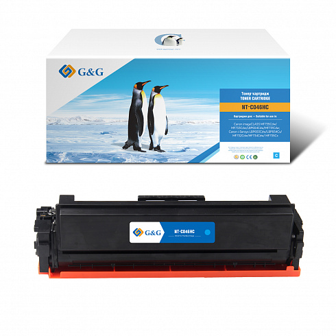 NT-C046HC G&G Тонер-картридж голубой для Canon i-SENSYS LBP653/654 MF732/734/735 (5000 стр)