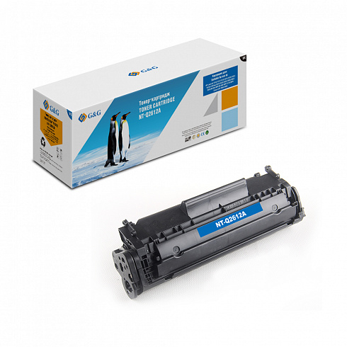 NT-Q2612A G&G Тонер-картридж для HP LaserJet 1020/1022/3015/3020/3030  M1005/M1319 (2000стр)