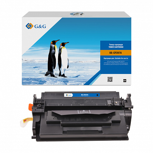 GG-CF287A G&G Тонер картридж для HP LaserJet Enrterprise  M501/506 x/n/dn  MFP M527 z/f/dn (9000стр)