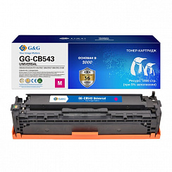 GG-CB543 UNIVERSAL G&G Тонер-картридж пурпурный универсальный для HP/Canon (1400 стр)