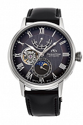 RE-AY0107N Orient STAR часы мех. муж., кож.бр-т,50m,DATE(инст.EMAM85)(арт.RE-AY0107N00B)