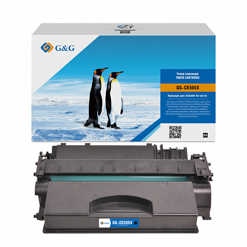 GG-CE505X G&G Тонер-картридж для HP LaserJet P2055d/P2055dn/P2055x (6500стр)