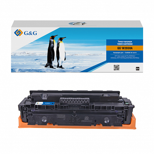 GG-W2030A G&G Тонер-картридж черный для HP Color LaserJet Pro M454dn/dw,MFP479dw/fdn/fdw  (2400 стр)