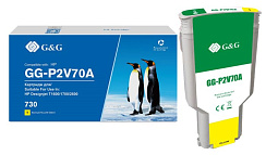 GG-P2V73A G&G струйный черный картридж 730 для НР Designjet T1700 300ml
