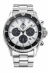 RA-TX0203S Orient кварц.спорт. муж. мет.бр-т,200m,CHRONO,DATE(инстр.EMAS10)(арт.RA-TX0203S10B)